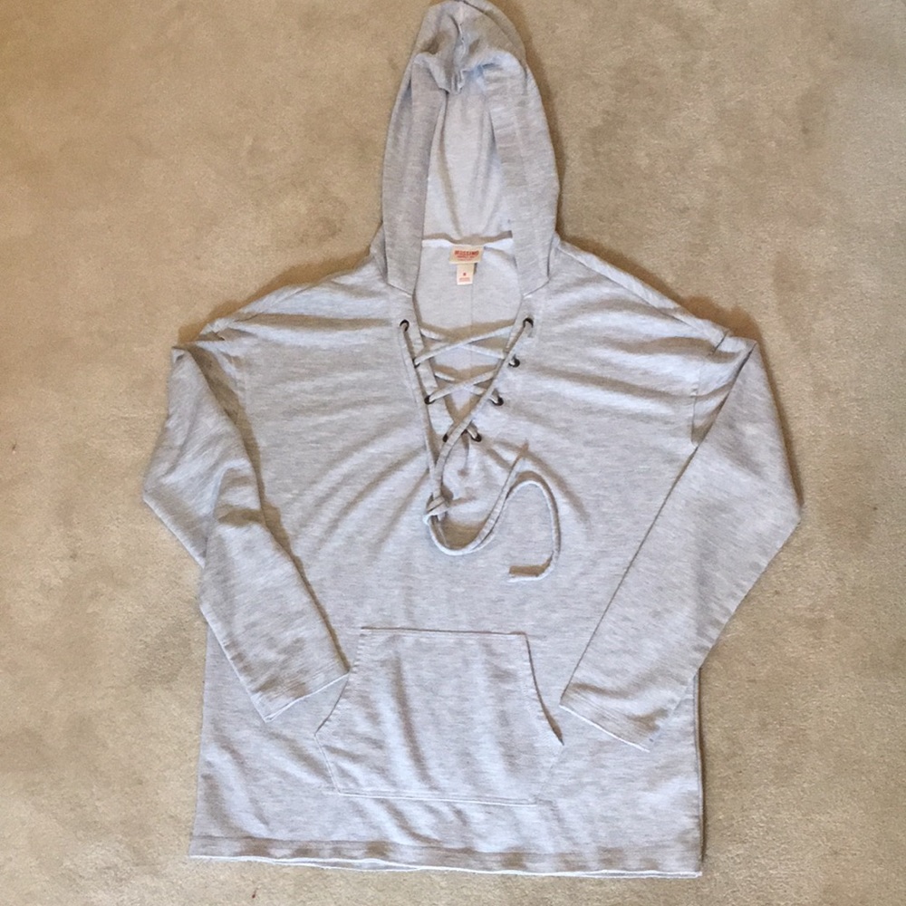 Casual gray hoodie!